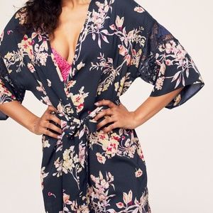 Adore Me Floral Print Boho Cotton Robe
